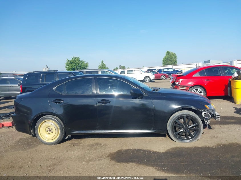 LEXUS IS 250 2008 VIN JTHBK262X82073897