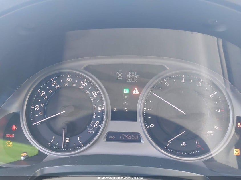 LEXUS IS 250 2008 VIN JTHBK262X82073897