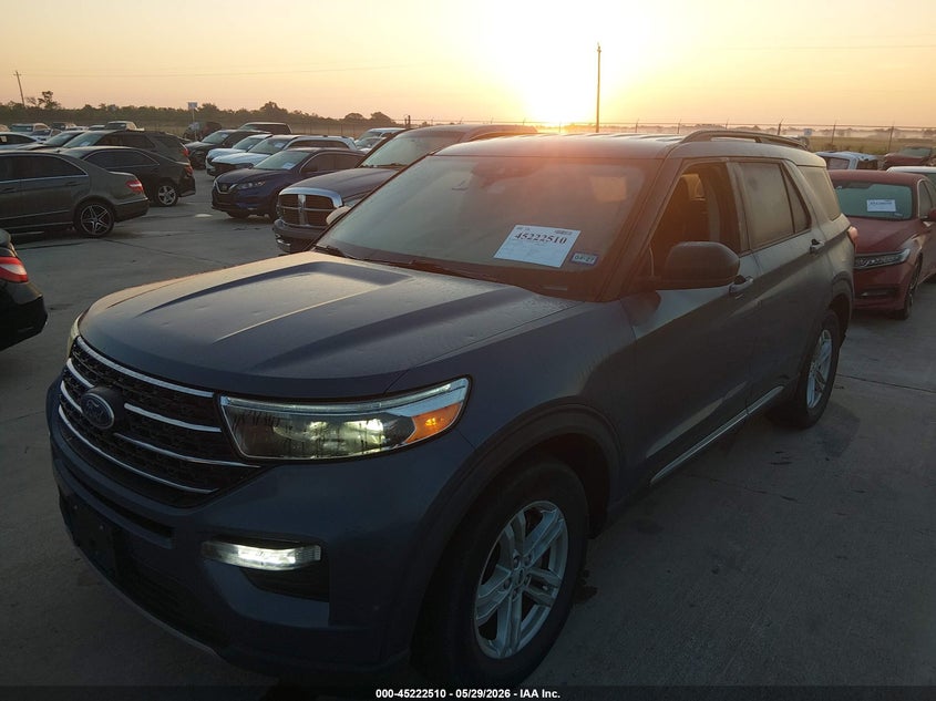 VIN 1FMSK7DH2MGA99733 2021 FORD EXPLORER XLT
