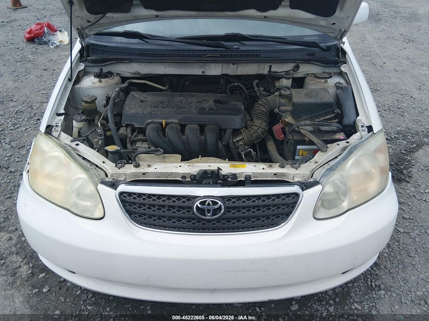 2005 TOYOTA COROLLA SEDAN 1.8L I-4 DOHC, VVT, 130HP