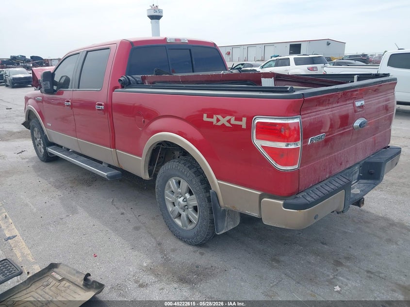 Vin: 1ftfw1et4bfb10213, lot: 45720376, ford f-150 lariat 20113
