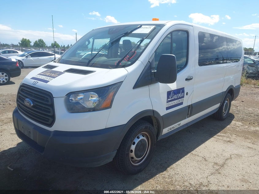 Vin: 1fmzk1ym1kka25572, lot: 45720382, ford transit-150 xl 20192