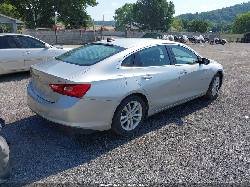 Vin: 1g1zb5st7gf235212, lot: 45720432, chevrolet malibu ls 20164