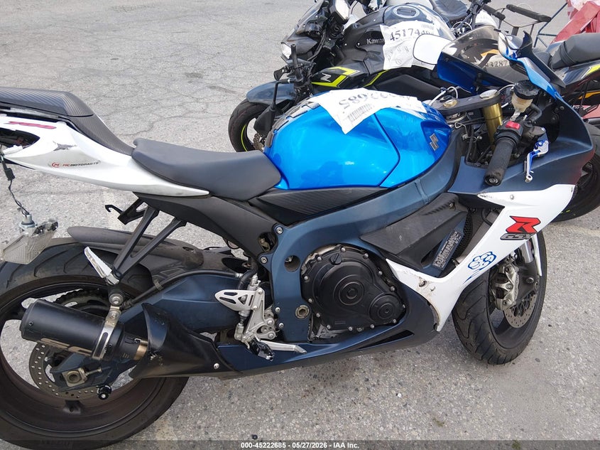 2011 Suzuki Gsx750 VIN: JS1GR7MA2B2104622 Lot: 45222685