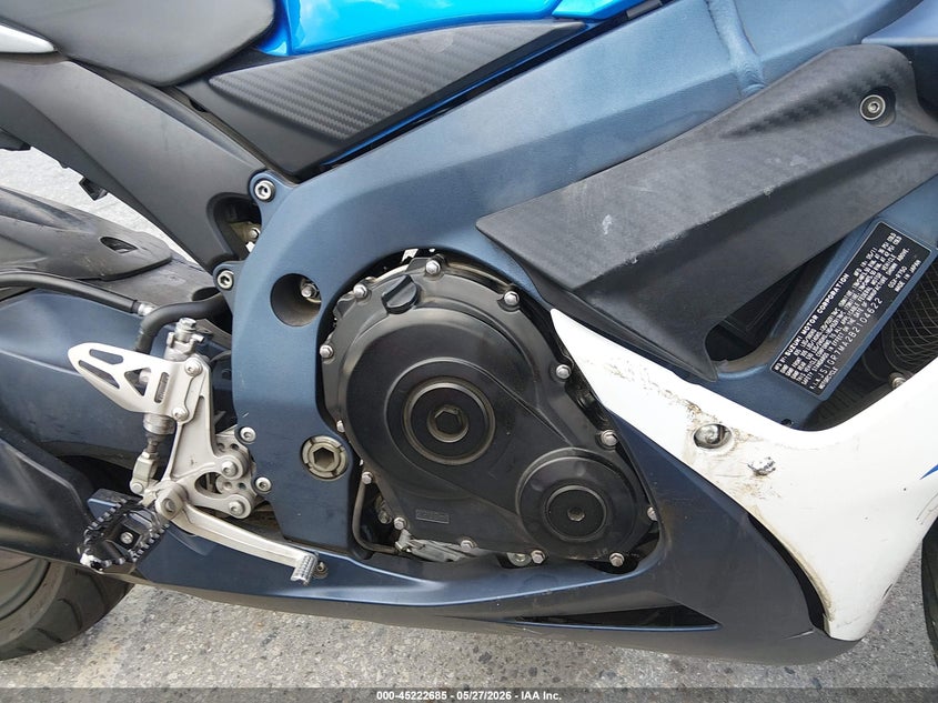 2011 Suzuki Gsx750 VIN: JS1GR7MA2B2104622 Lot: 45222685