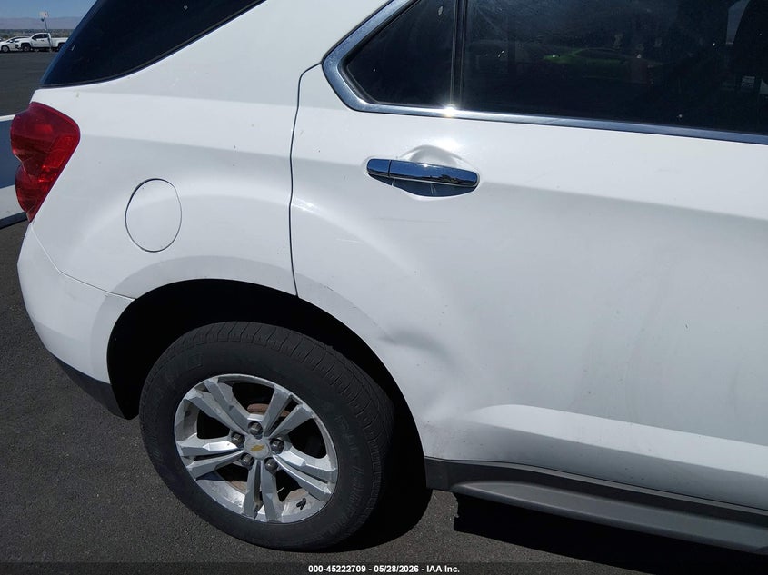 2011 Chevrolet Equinox 2.4 2Lt white Lot 111045222709 Vin 2GNALPEC2B1300757