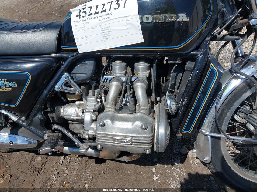 1982 Honda Gold Wing VIN: GL13019228 Lot: 45222737