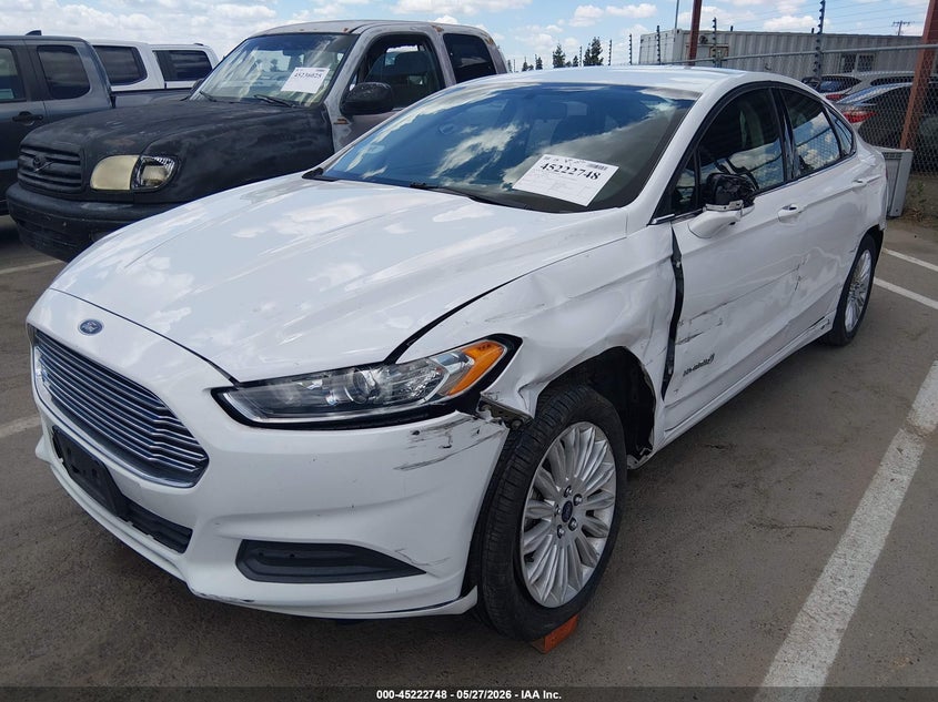 Vin: 3fa6p0lu3gr357984, lot: 45720509, ford fusion hybrid se 20162