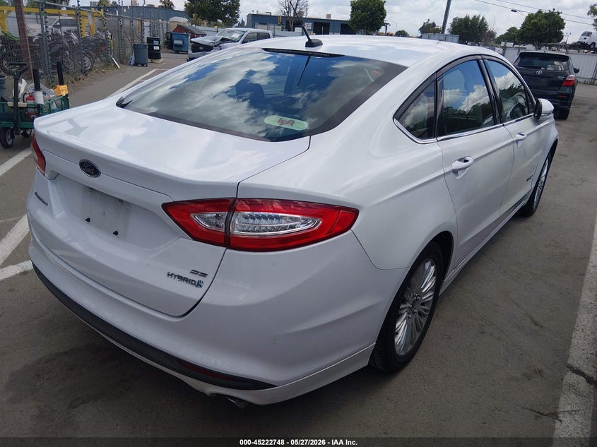 Vin: 3fa6p0lu3gr357984, lot: 45720509, ford fusion hybrid se 20164