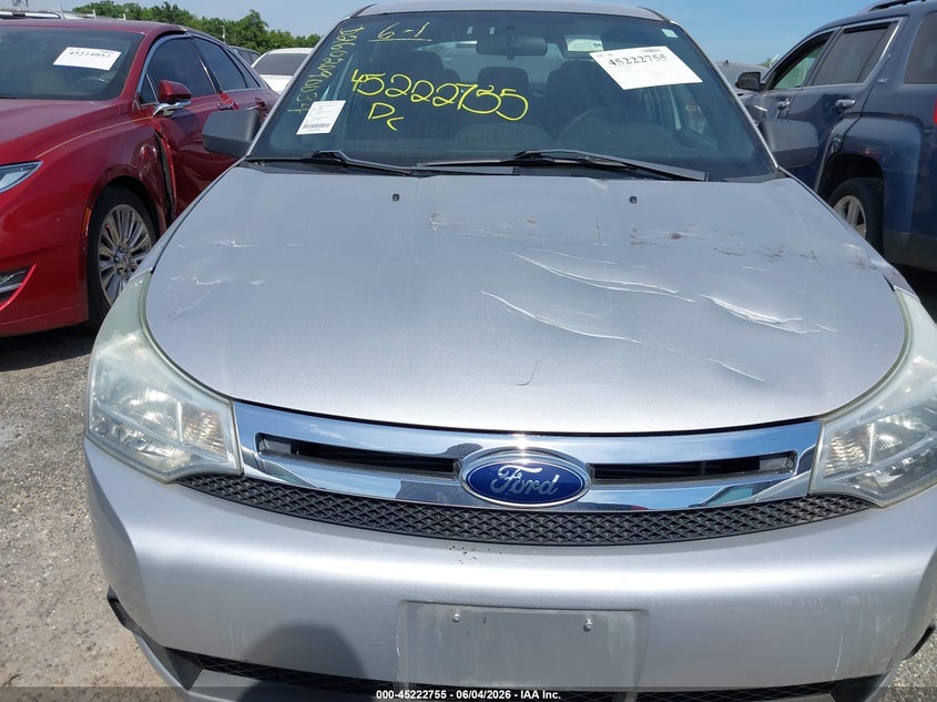 2011 Ford Focus Se VIN: 1FAHP3FN0BW109616 Lot: 45222755