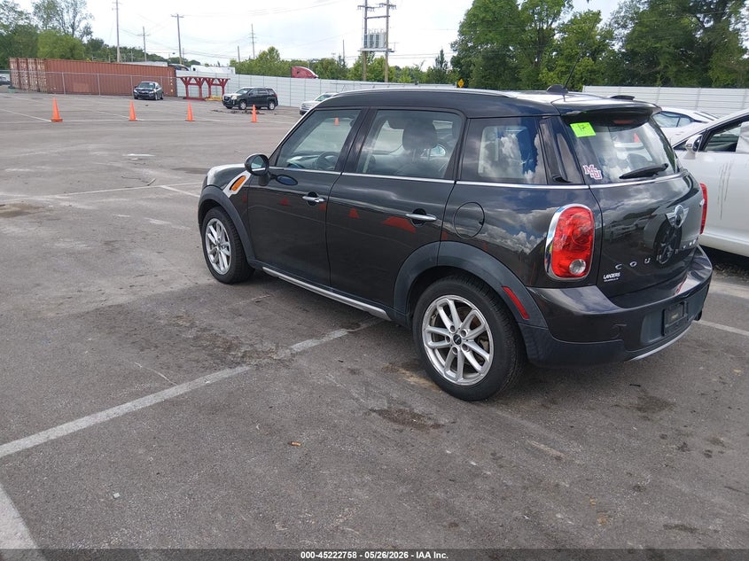 Vin: wmwzb3c52gwr46857, lot: 45720519, mini countryman cooper 20163