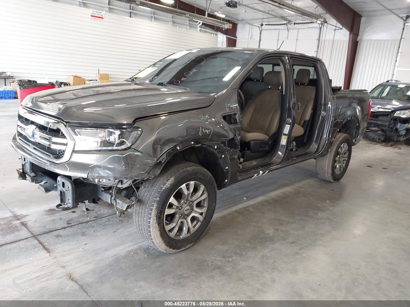 Vin: 1fter4fh5lla74355, lot: 45720536, ford ranger lariat 20202