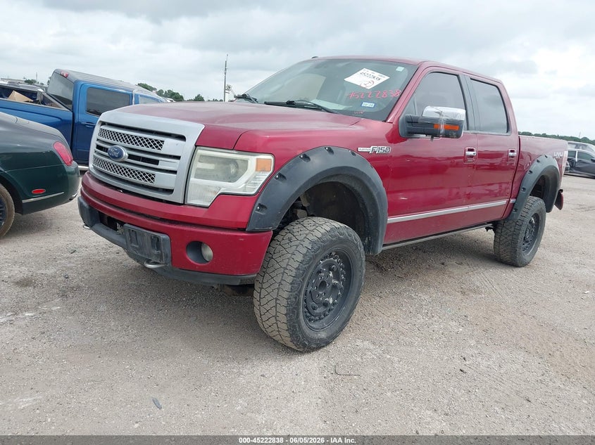 Vin: 1ftfw1et9dfc12075, lot: 45720599, ford f-150 platinum 20132
