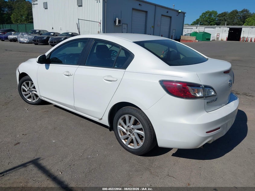 Vin: jm1bl1v78d1819589, lot: 45720615, mazda mazda3 i touring 20133