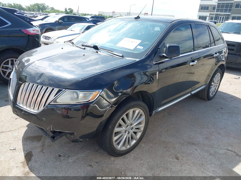 Vin: 2lmdj6jk3bbj10995, lot: 45720638, lincoln mkx 20112
