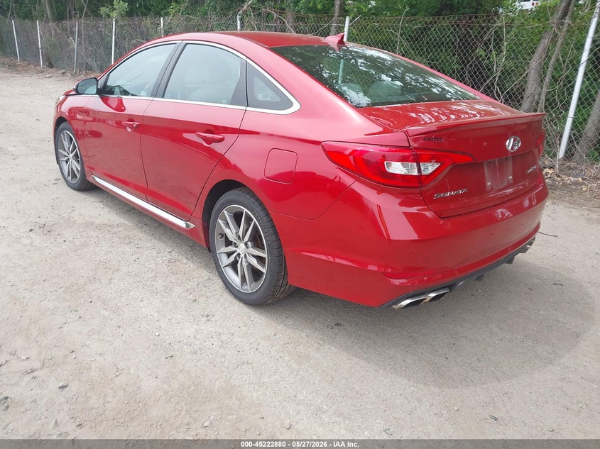 2017 HYUNDAI SONATA auction photo 3