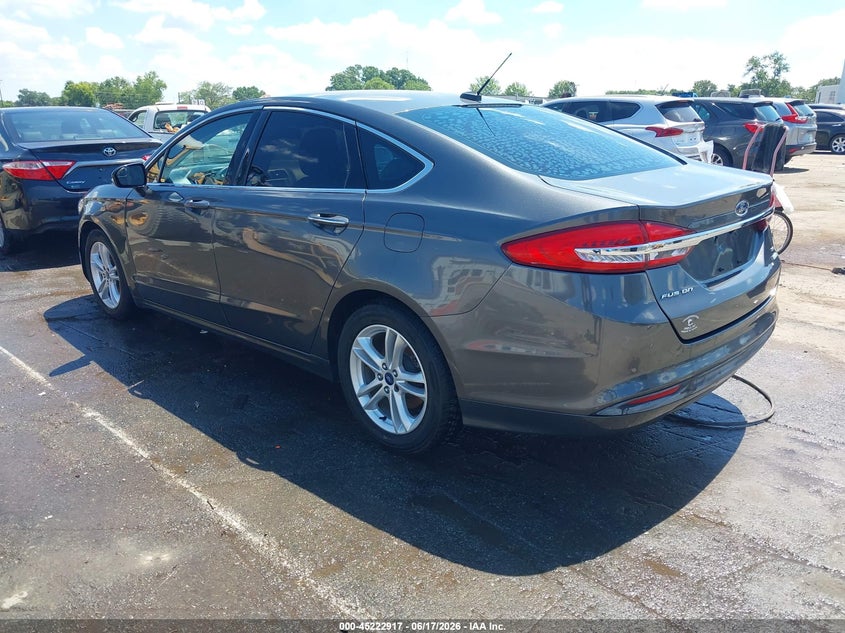2018 FORD FUSION auction photo 3