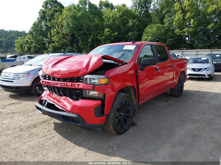 2019 Chevrolet Silverado 1500 Custom 1GCPYBEH6KZ372295 photo 1
