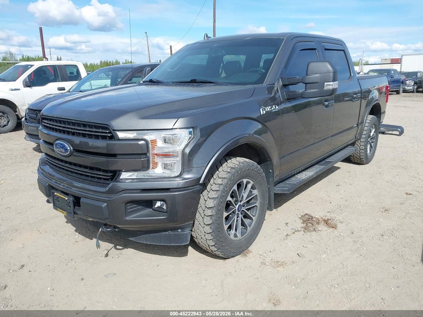 Vin: 1ftew1eg0jkc85594, lot: 45720704, ford f-150 lariat 20182