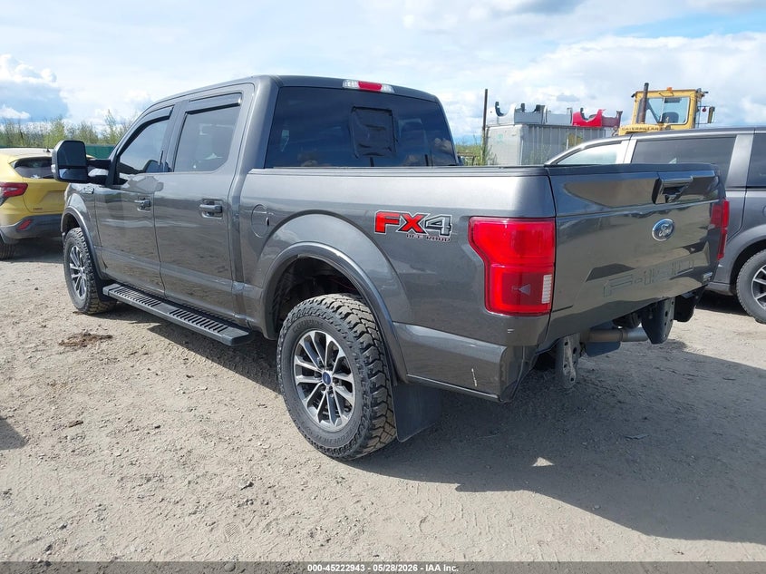 Vin: 1ftew1eg0jkc85594, lot: 45720704, ford f-150 lariat 20183