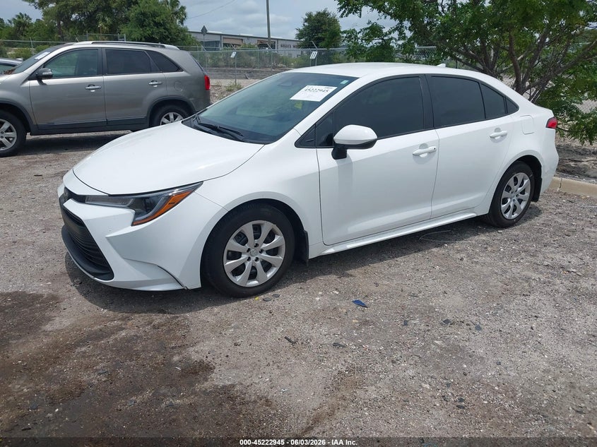 Vin: 5yfb4mde3sp329794, lot: 45720706, toyota corolla le 20252