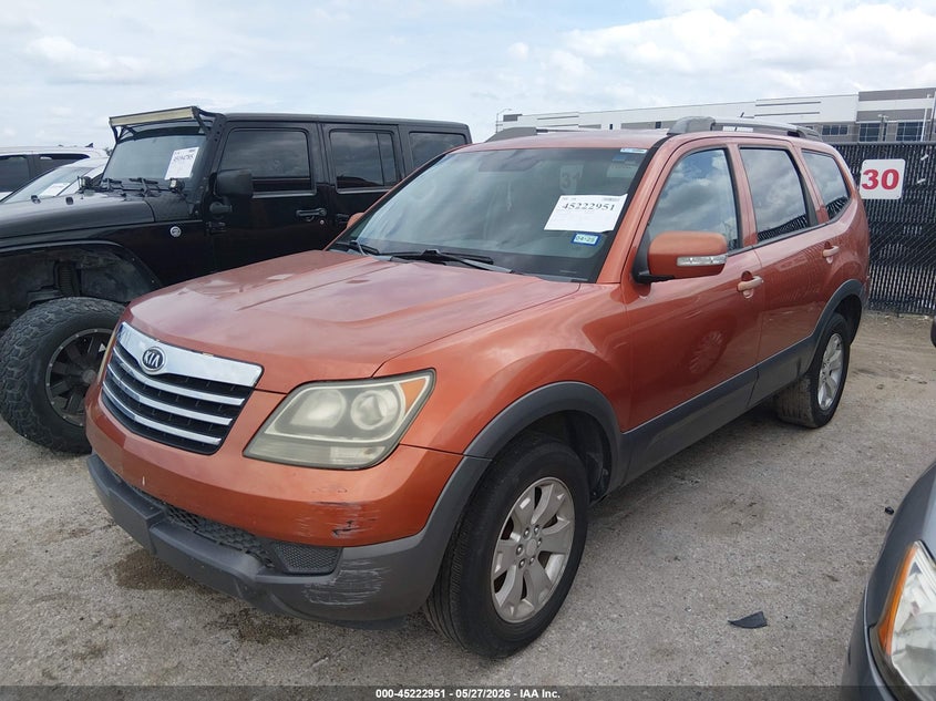 2009 Kia Borrego Lx V6 KNDJH741495026710 photo 1