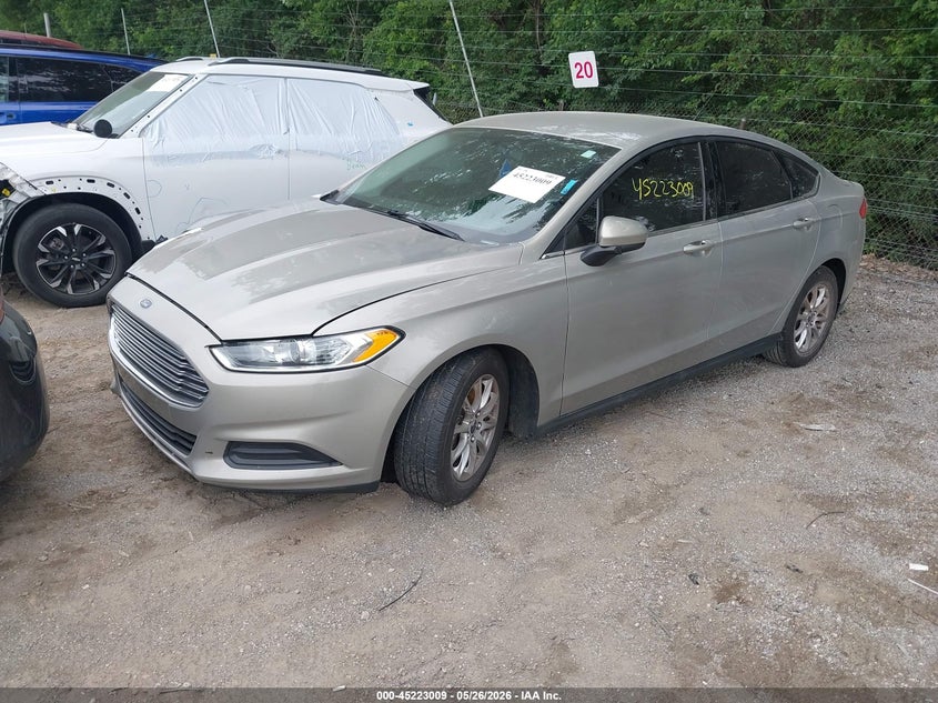 2016 Ford Fusion S 3FA6P0G78GR152150 photo 1
