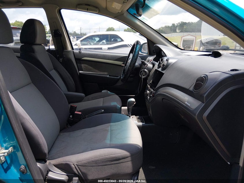 2009 CHEVROLET AVEO HATCHBACK 1.6L I-4 DOHC, VVT, 106HP