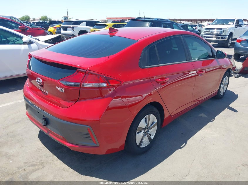 Vin: kmhc65lc6nu274930, lot: 45720890, hyundai ioniq hybrid blue 20224