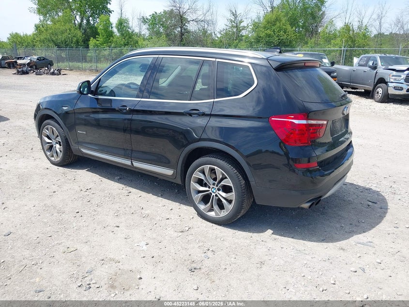 Vin: 5uxwx9c54h0t14343, lot: 45720909, bmw x3 xdrive28i 20173