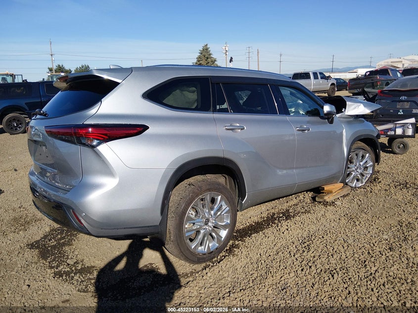 Vin: 5tdkdrbh3ps041010, lot: 45720914, toyota highlander limited 20234