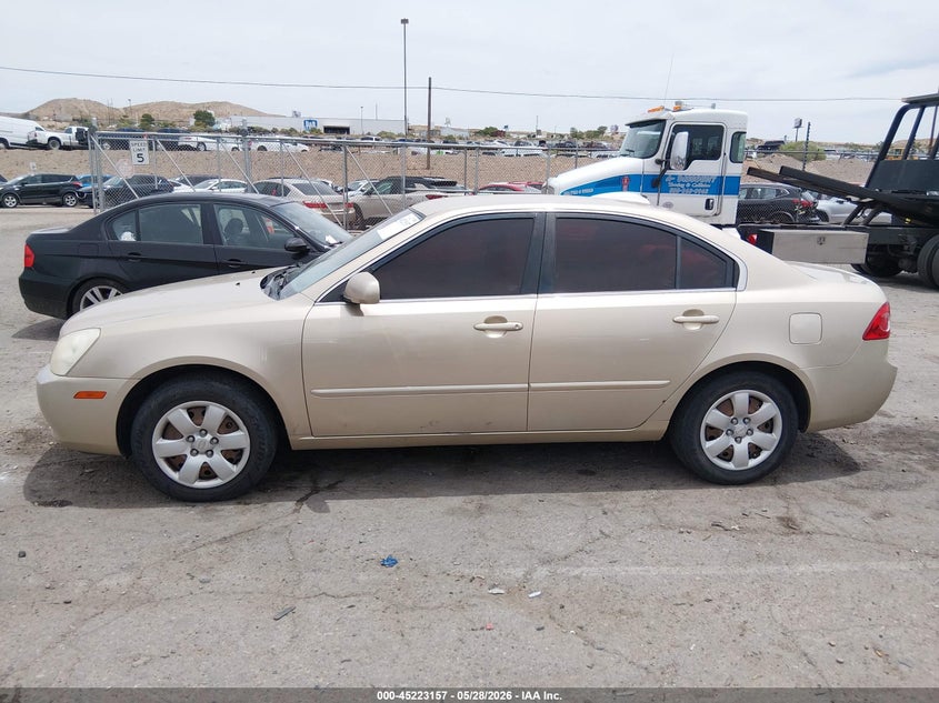 2008 Kia Optima Lx VIN: KNAGE123085167709 Lot: 45223157