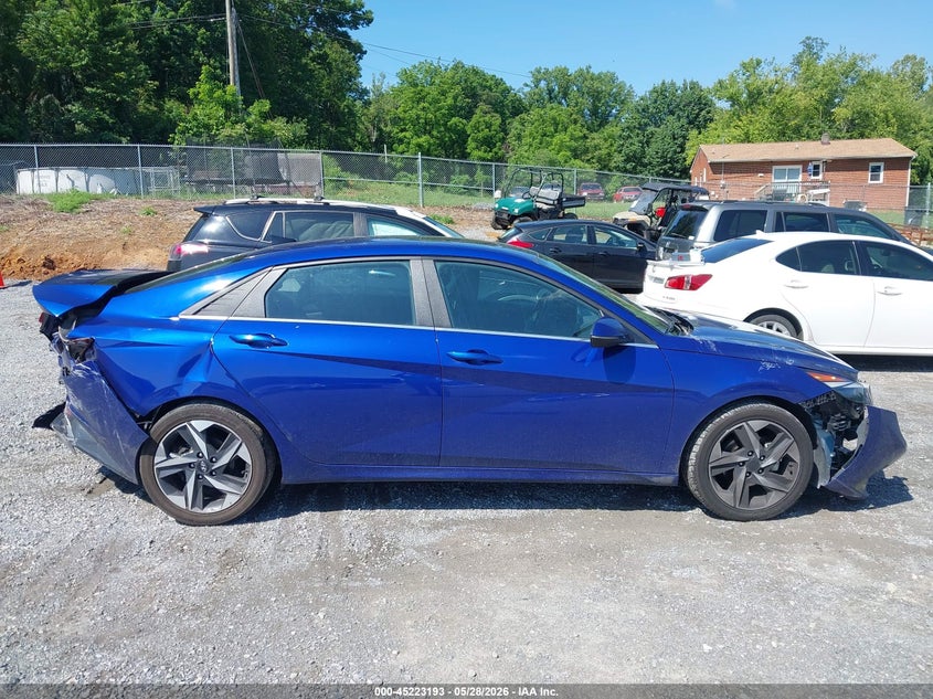 2022 Hyundai Elantra Limited VIN: 5NPLP4AG7NH068477 Lot: 45223193