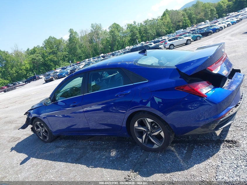 2022 Hyundai Elantra Limited VIN: 5NPLP4AG7NH068477 Lot: 45223193