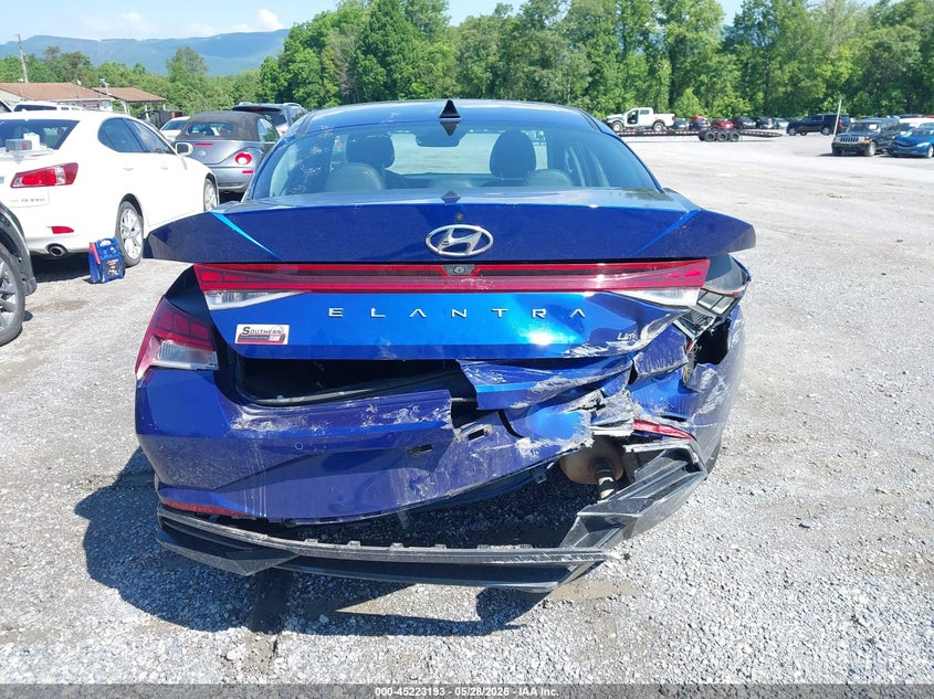 2022 Hyundai Elantra Limited VIN: 5NPLP4AG7NH068477 Lot: 45223193
