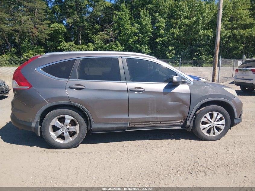 2012 Honda Cr-v 2.4 Cr-V Ex-L grey Lot 111045223203 Vin 5J6RM4H79CL010608