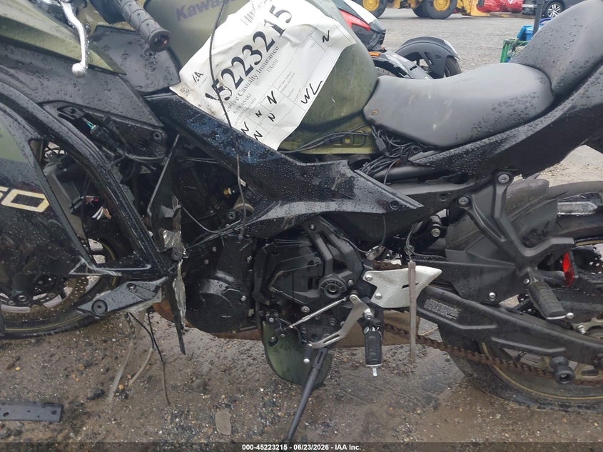 2024 Kawasaki Ex650 P VIN: ML5EXEP13RDAC4434 Lot: 45223215