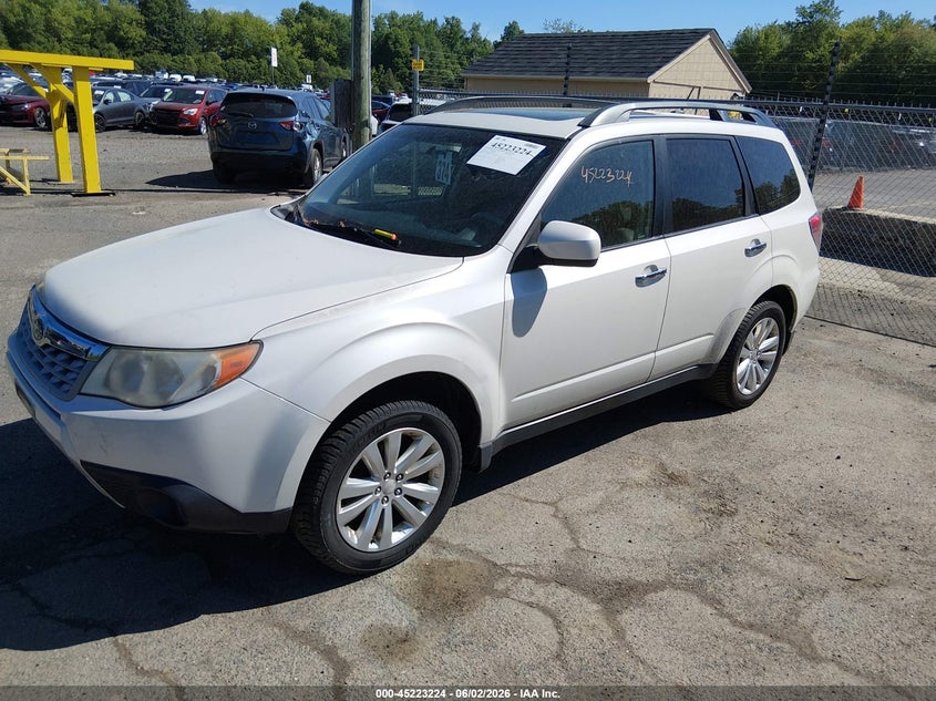 2012 Subaru Forester 2.5 2.5X Limited white Lot 111045223224 Vin JF2SHAEC9CH458329