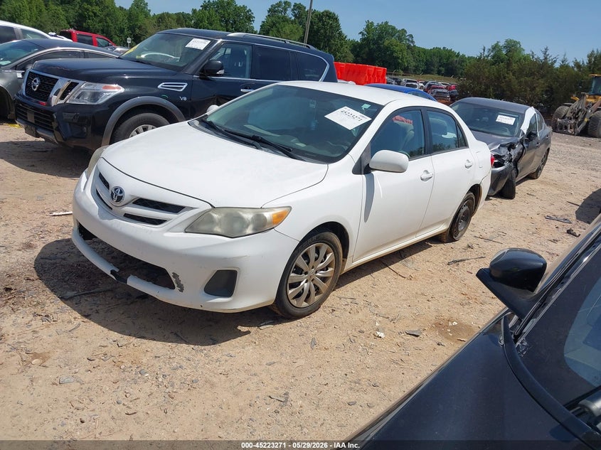 2012 Toyota Corolla 1.8 Le white Lot 111045223271 Vin 2T1BU4EE1CC822048