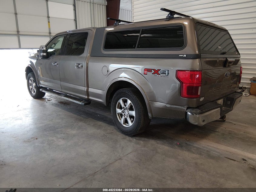 Vin: 1ftfw1eg2jfd43489, lot: 45721125, ford f-150 lariat 20183