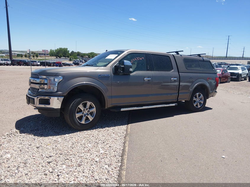Vin: 1ftfw1eg2jfd43489, lot: 45721125, ford f-150 lariat 20182