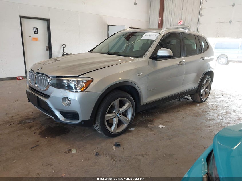 2017 BMW X3 auction photo 2