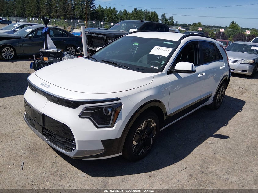 Vin: kndcr3l10r5115030, lot: 45721143, kia niro ev wind 20242