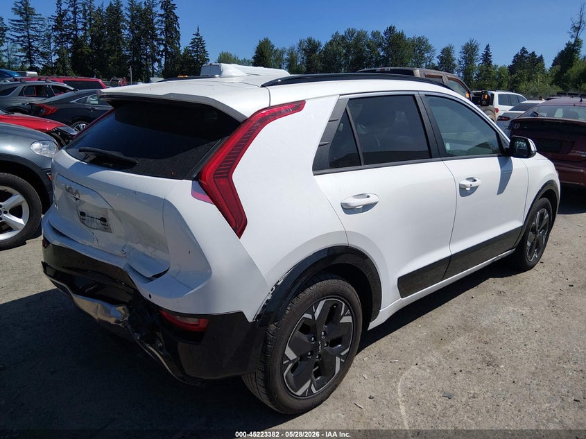 Vin: kndcr3l10r5115030, lot: 45721143, kia niro ev wind 20244