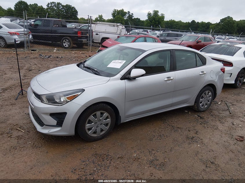 Vin: 3kpa24ad8ne433913, lot: 45721146, kia rio lx 20222