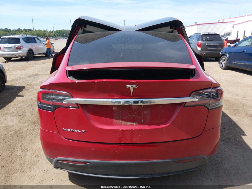 2018 Tesla Model X VIN: 5YJXCAE29JF116046 Lot: 45223393