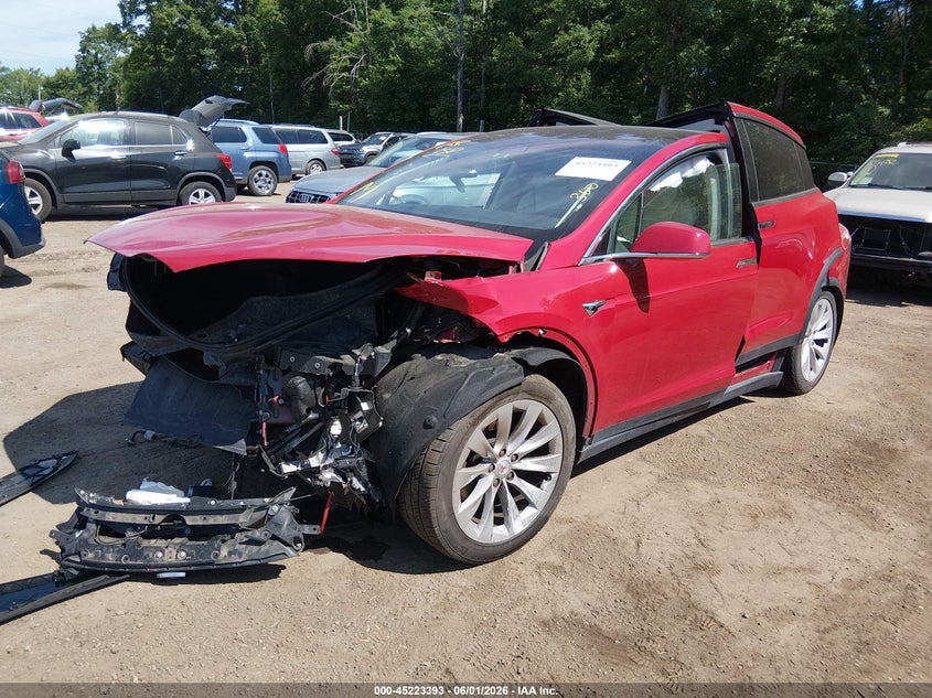 Vin: 5yjxcae29jf116046, lot: 45721154, tesla model x 20182