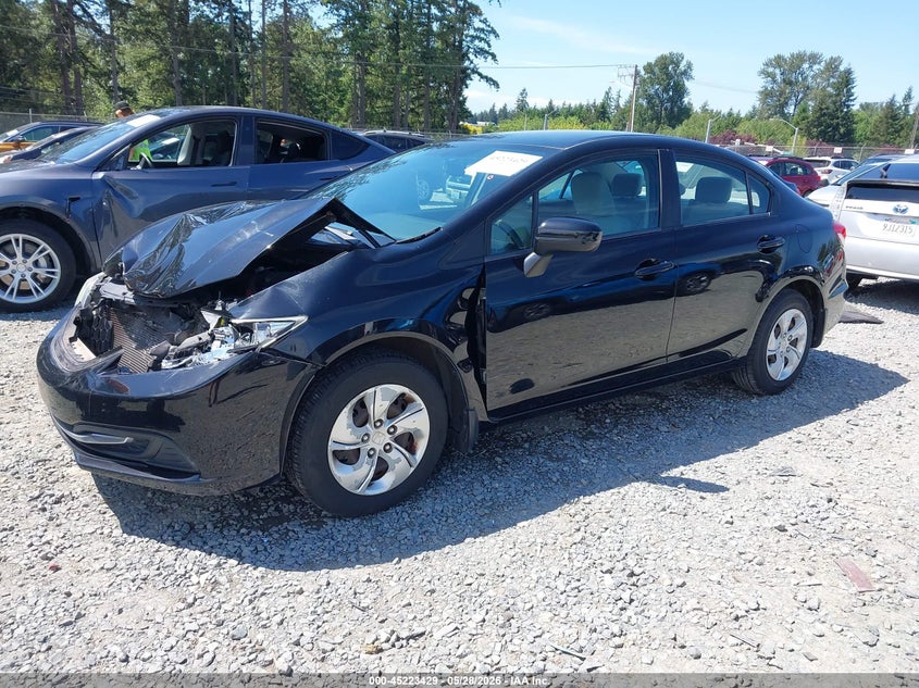2014 Honda Civic Lx 19XFB2F52EE013818 photo 1
