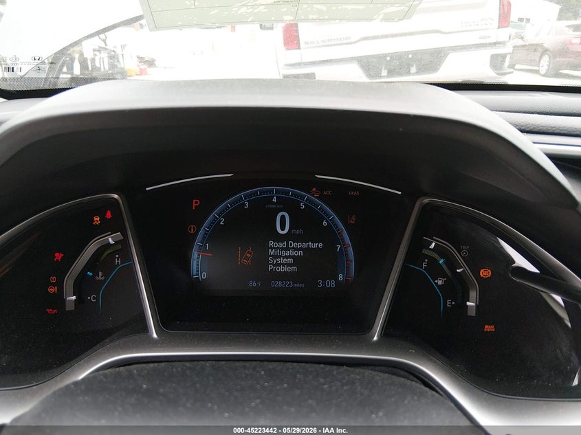 VIN 19XFC1F3XME013036 2021 HONDA CIVIC EX