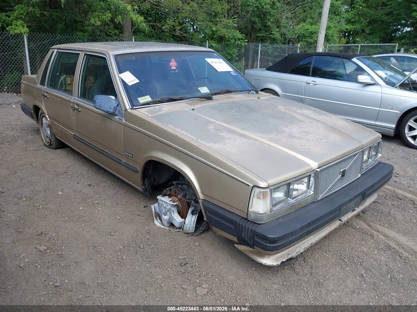 1989 Volvo 740 Gl VIN: YV1FX8840K2317418 Lot: 45223443